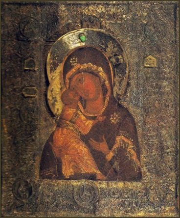 Володимирська ікона Божої Матері іменована "Заоникіївська" p1e9r6j301gtc1knomdro8f19pc3