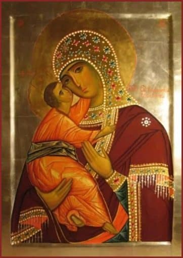 Володимирська ікона Божої Матері іменована "Красногірська" або "Чорногірська" p1e9r72s99sm69q22q91d2j18g73