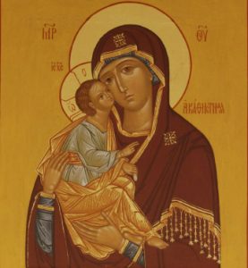 Ікона Богородиці, іменована "Акафістна" Ikona Bohorodytsi Akafistna