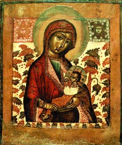 Ікона Божої Матері, йменована «Млекоживителька» Ikona Bohorodytsi ymenovana Mlekozhyvytelka
