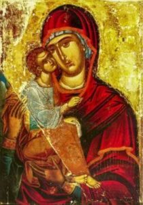 Ікона Богородиці, іменована "Акафістна" Ikona Presviatoi Bohorodytsi Akafistna 1