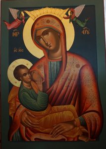 Ікона Божої Матері, йменована «Млекоживителька» Ikona Presviatoi Bohorodytsi Mlekozhyvytelka 1