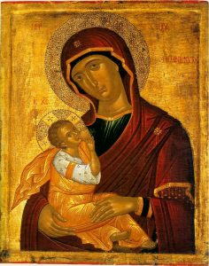 Ікона Божої Матері, йменована «Млекоживителька» Ikona Presviatoi Bohorodytsi Mlekozhyvytelka