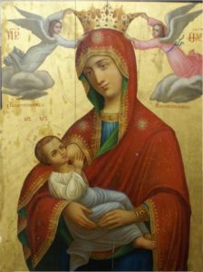 Ікона Божої Матері, йменована «Млекоживителька» Ikona Presviatoi Bohorodytsi ymenovana Mlekozhyvytelka